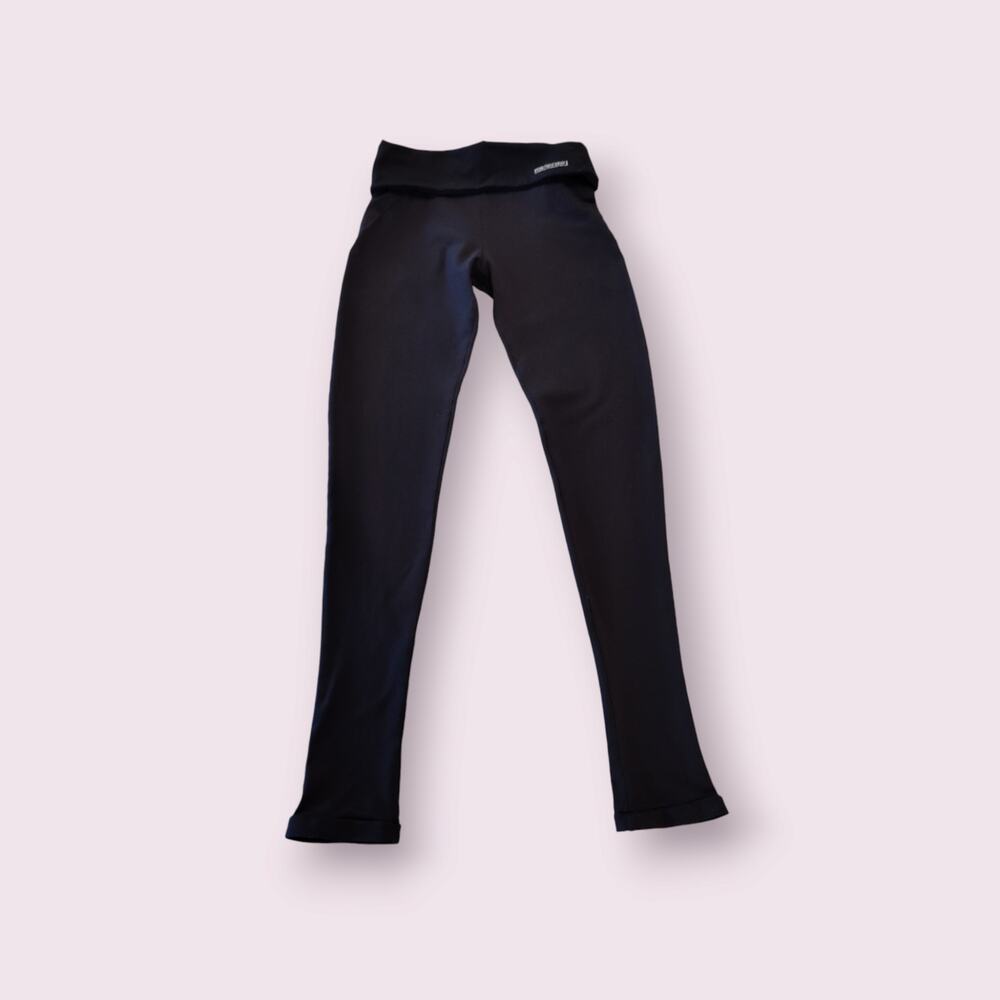 Se_Ku‎ Skatewear Ice Skating Leggings Pants Black Sz M